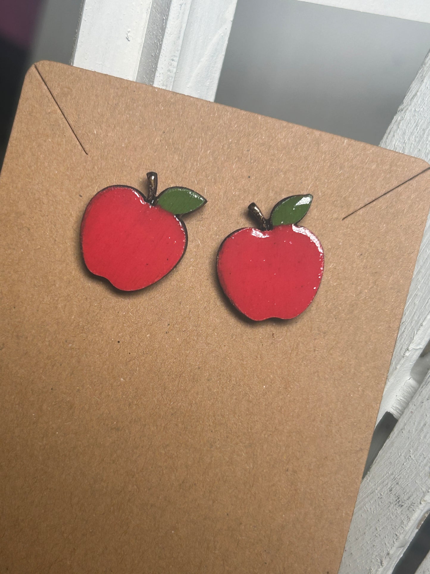 Apple Stud Earring