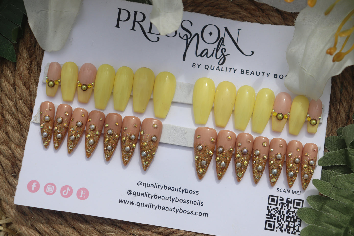 Gold Finger Press on Bundle
