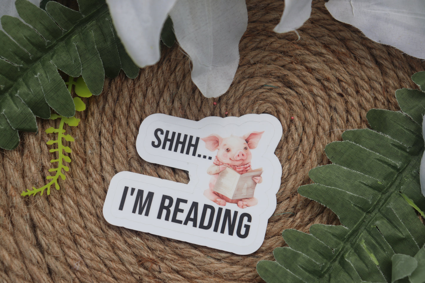 SHHHH. Im reading sticker