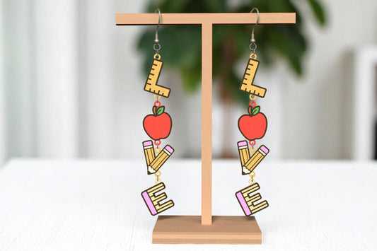 Teacher Love Earrings