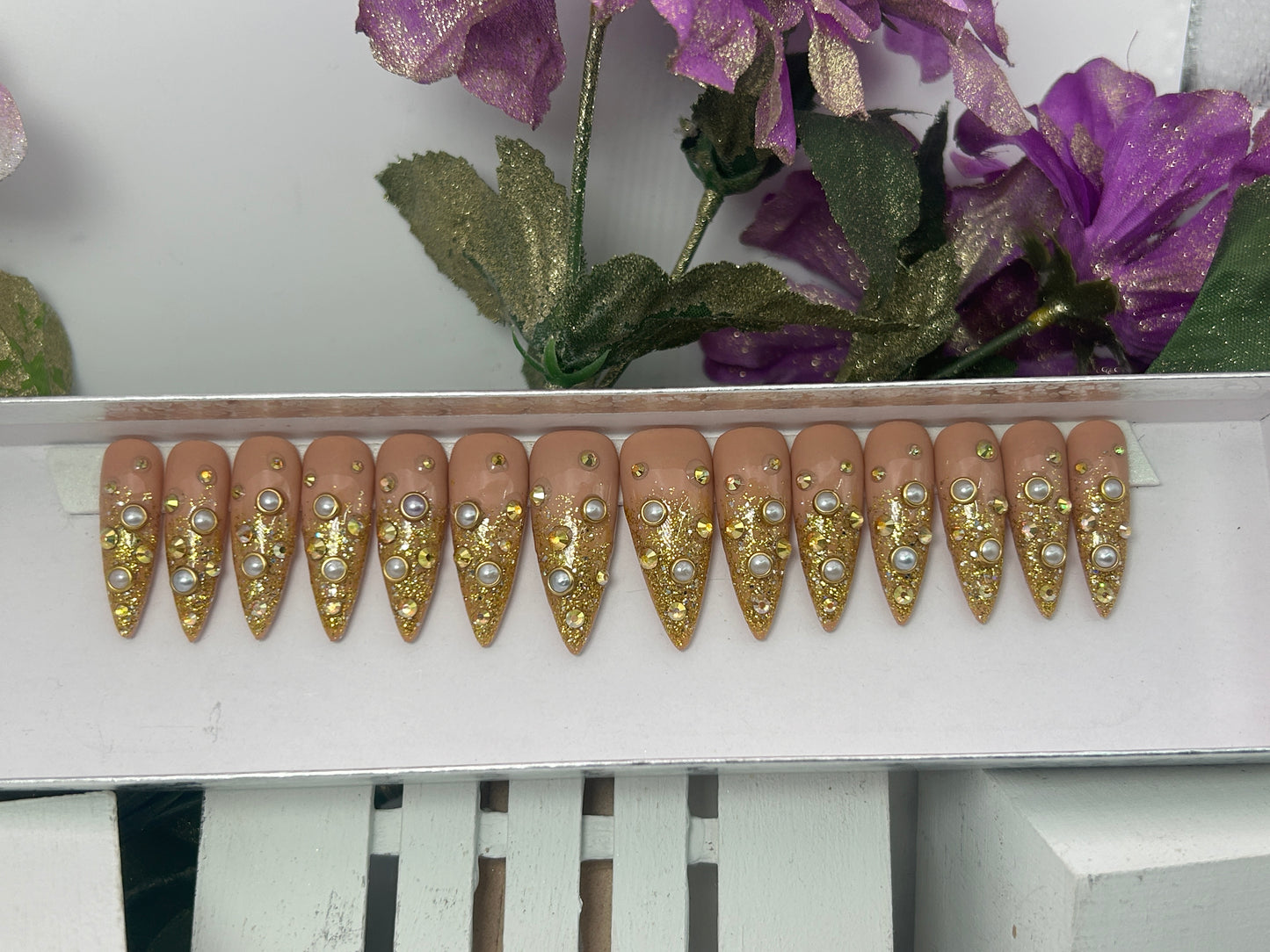 Dripped In Gold Almond image 1