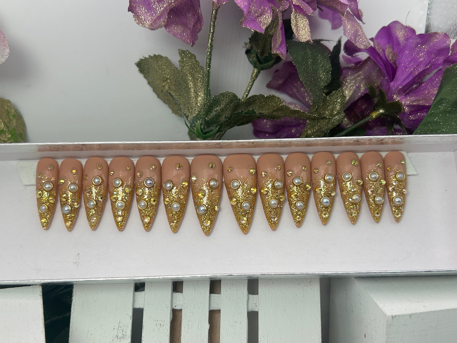 Dripped In Gold Almond image 1