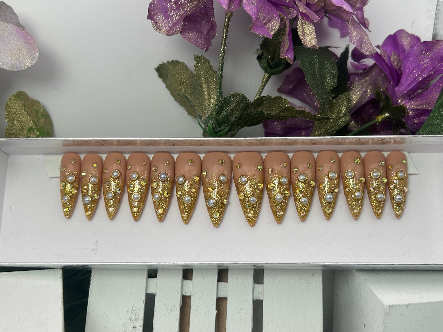 Dripped In Gold Almond image 3