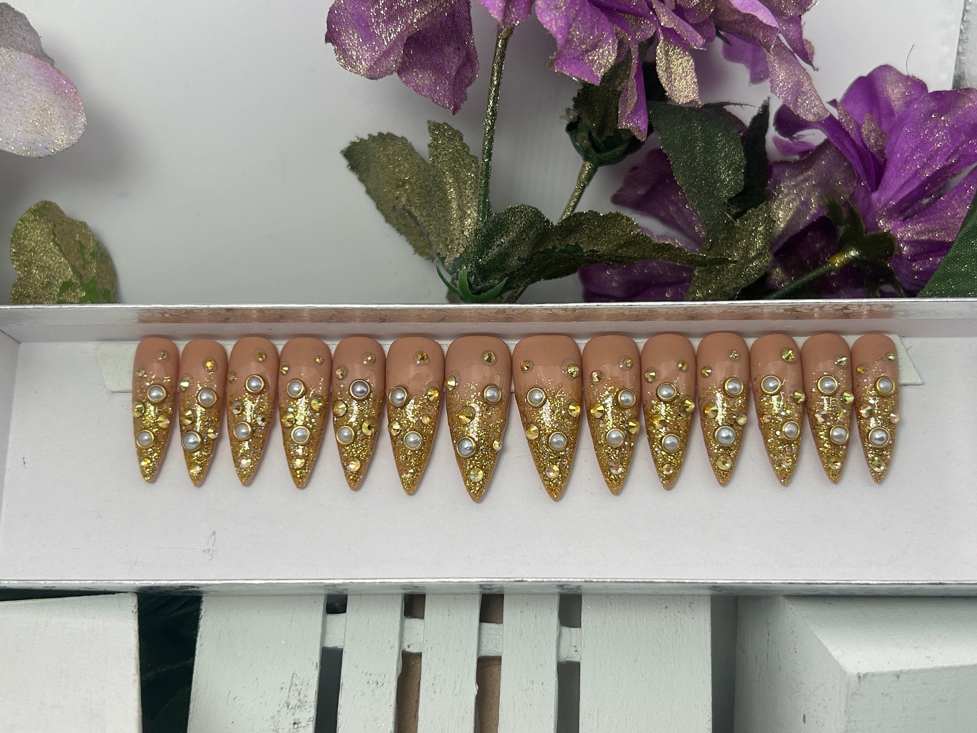 Dripped In Gold Almond image 3