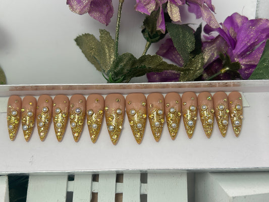 Dripped In Gold Almond image 0