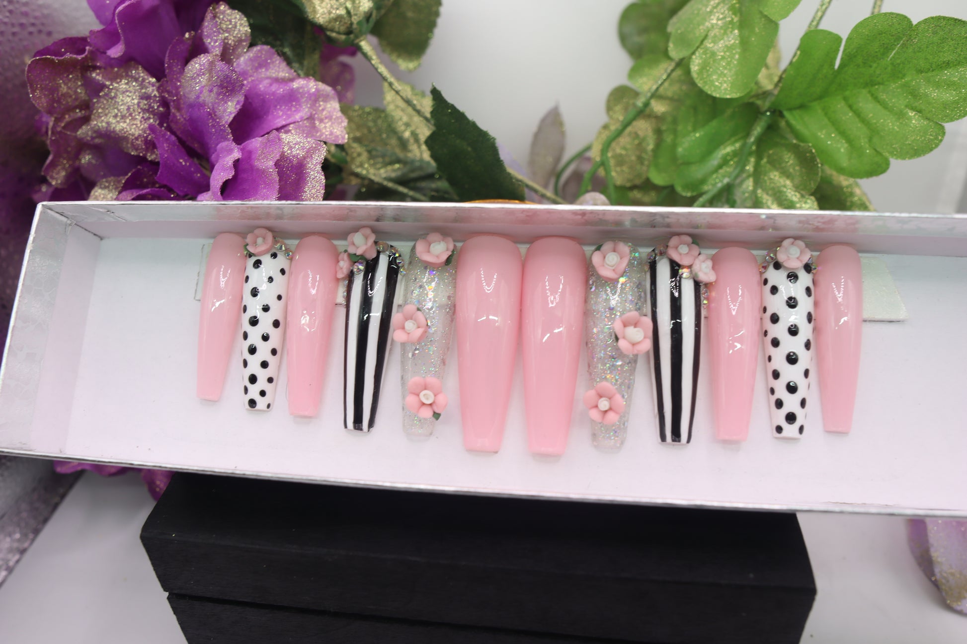 Pink Strips and Pokadots image 3