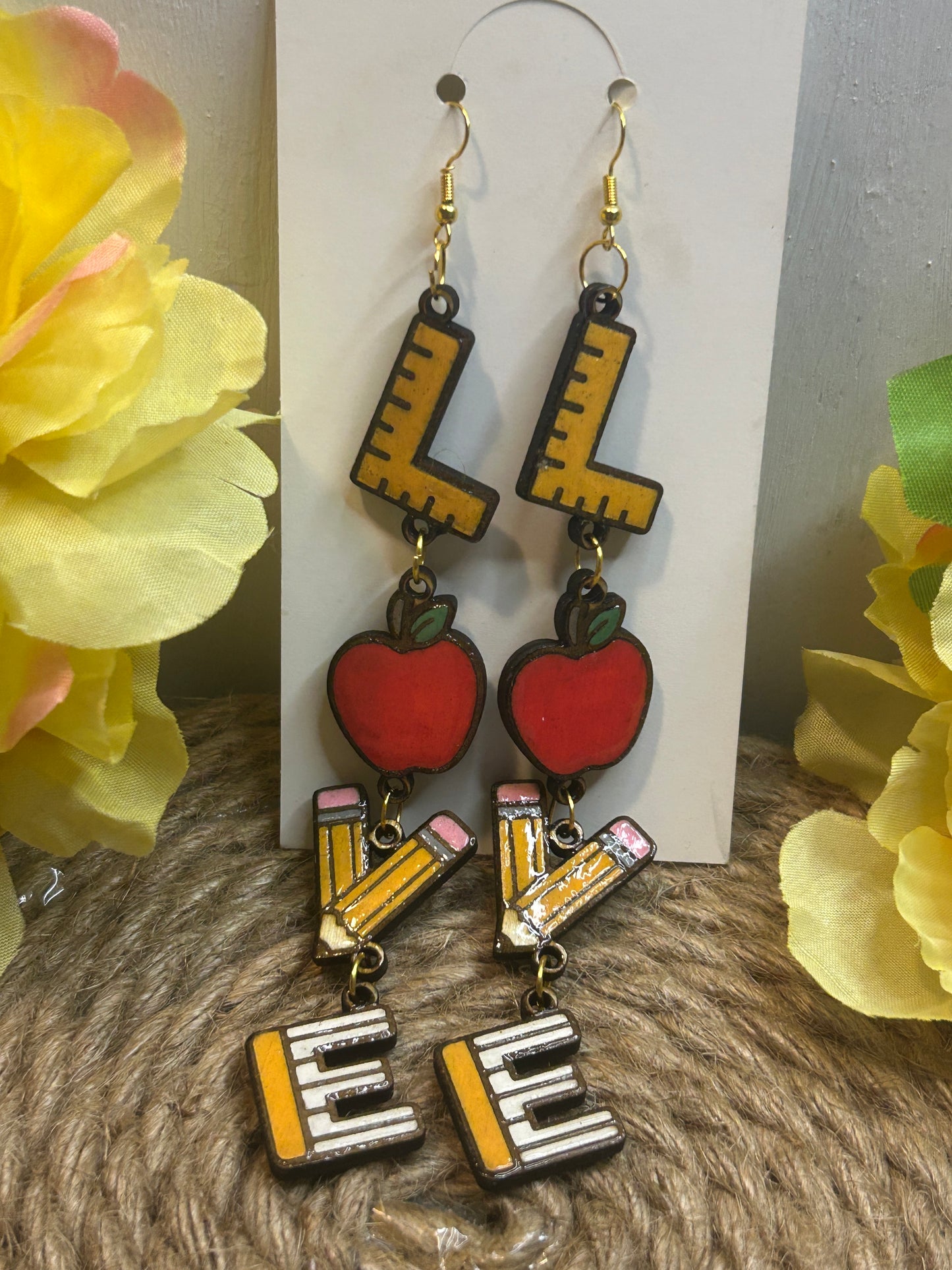 Teacher Love Earrings