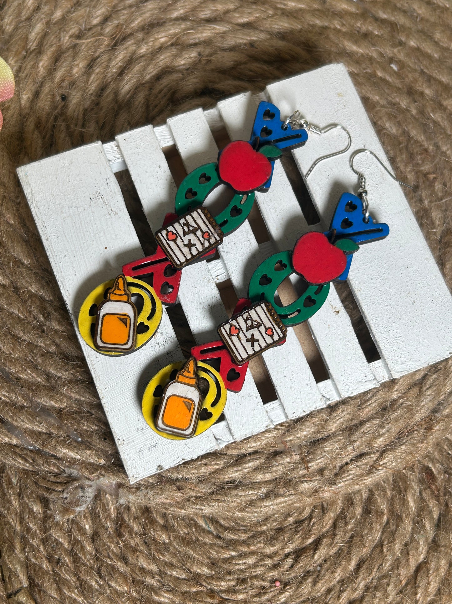 XOXO Teacher Love Earrings