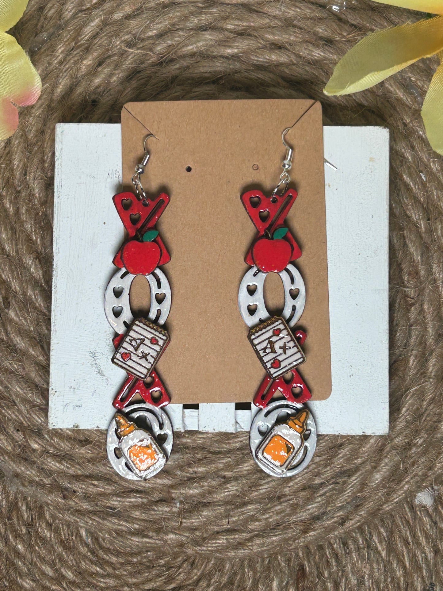 XOXO Delta Teacher Earrings