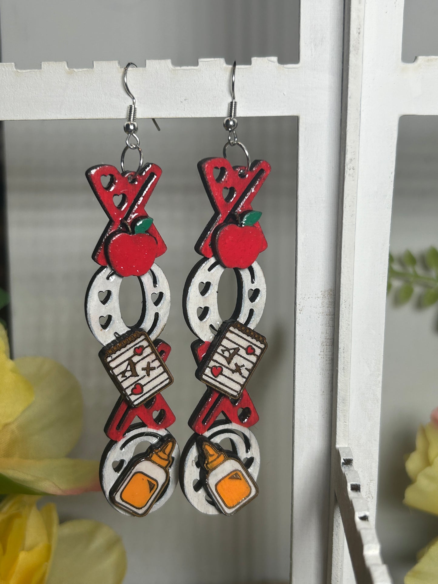 XOXO Delta Teacher Earrings