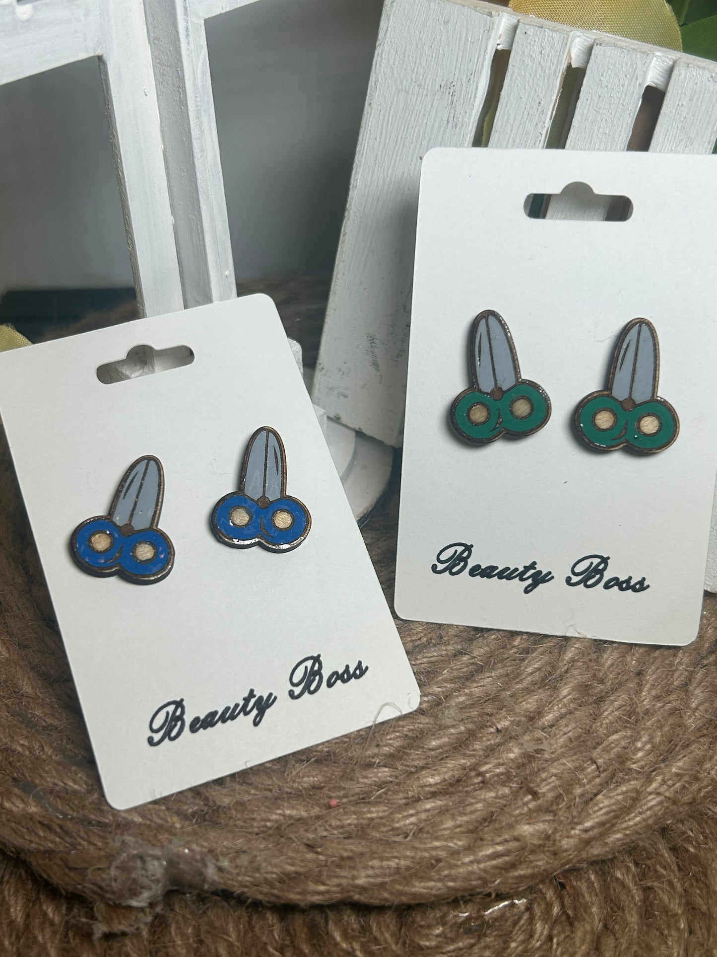Scissors Stud Earrings