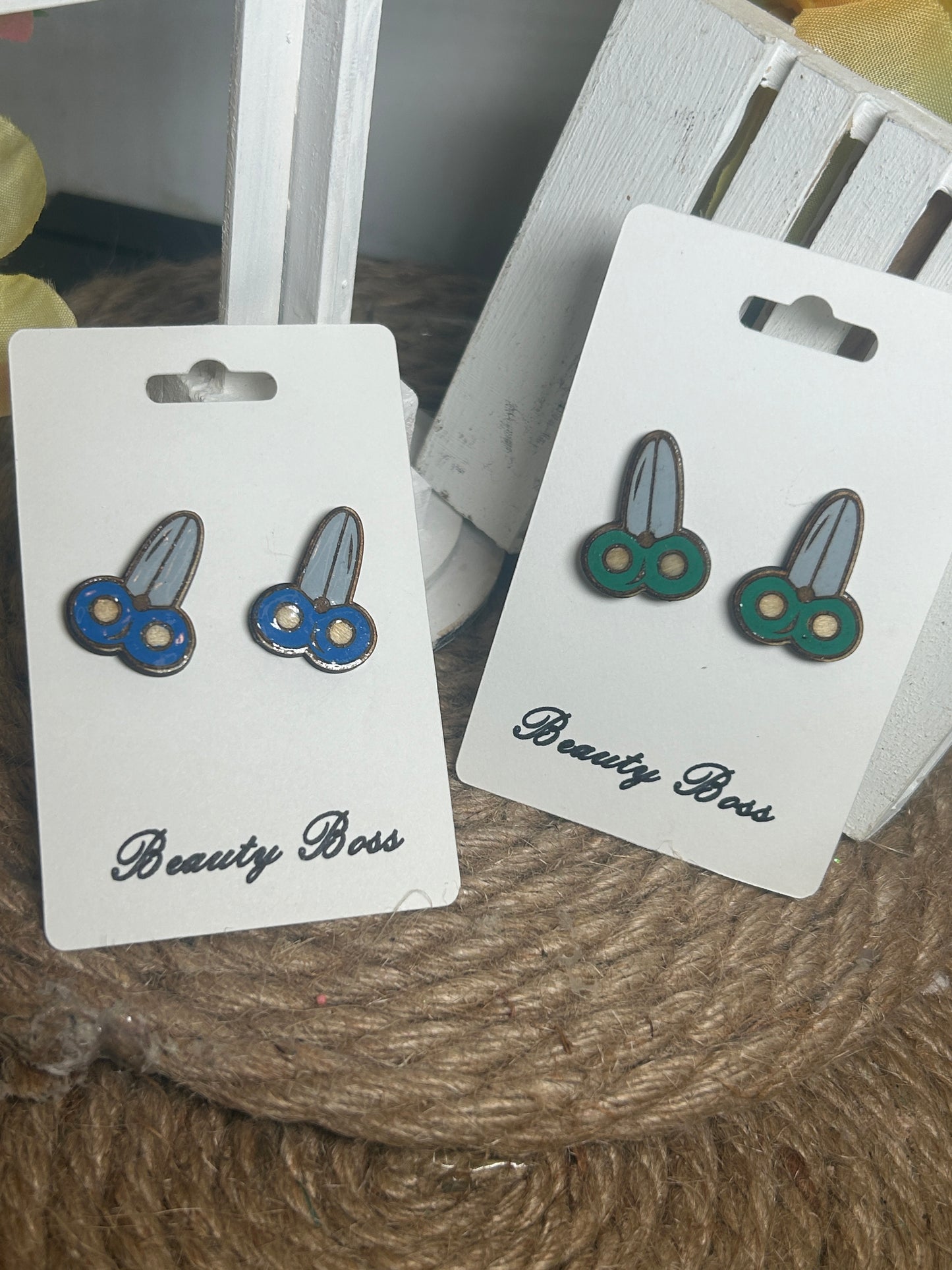 Scissors Stud Earrings