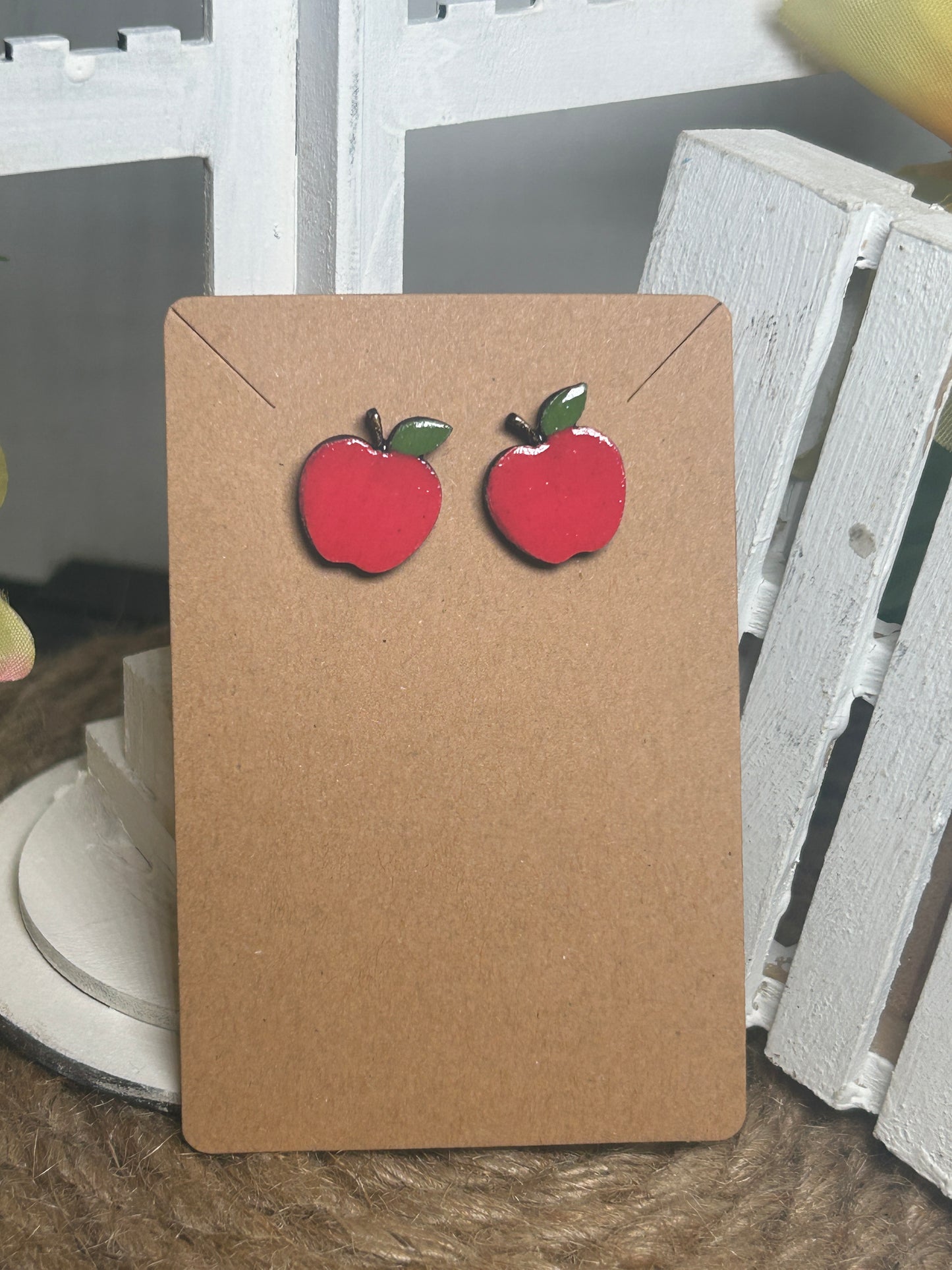 Apple Stud Earring