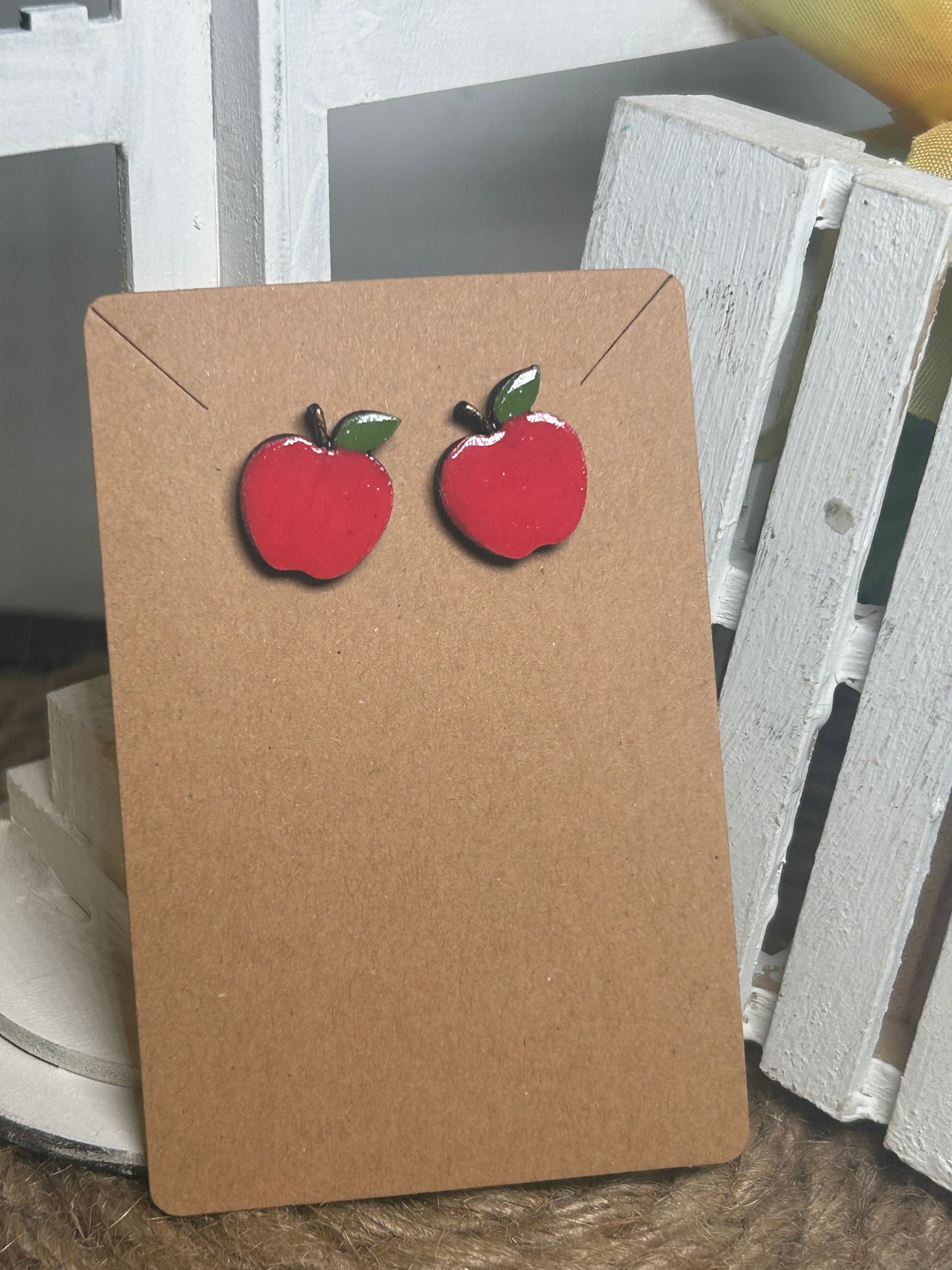 Apple Stud Earring