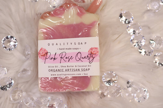 Pink Rose Quarts Soap