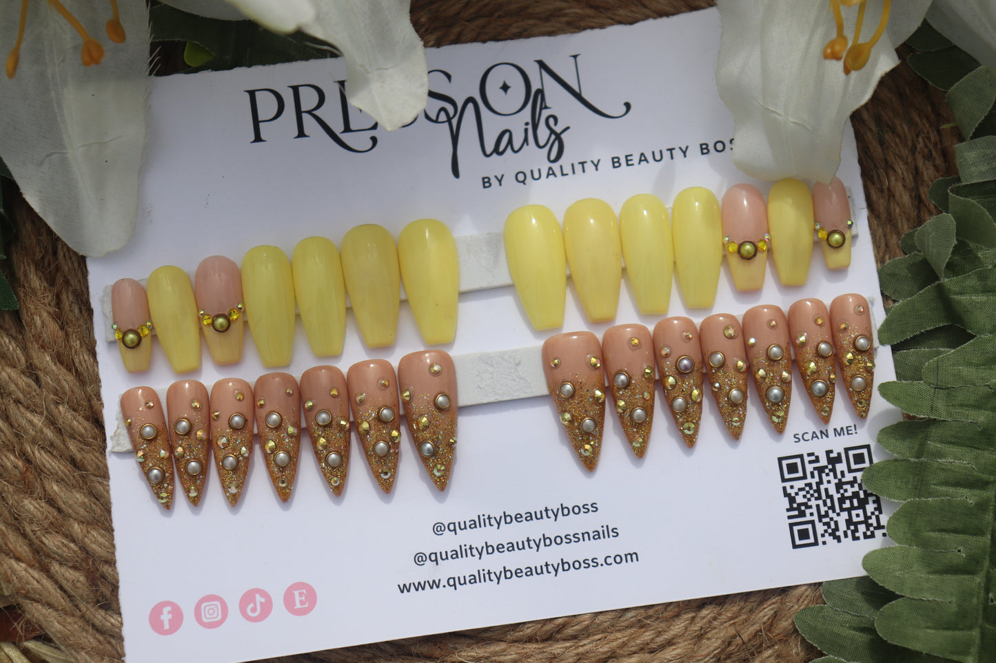 Gold Finger Press on Bundle