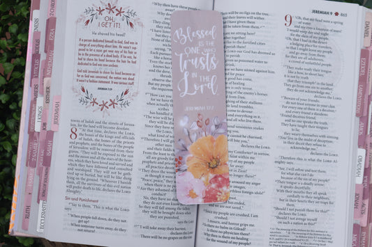 Blessed Is the one who trust in the lord bookmark