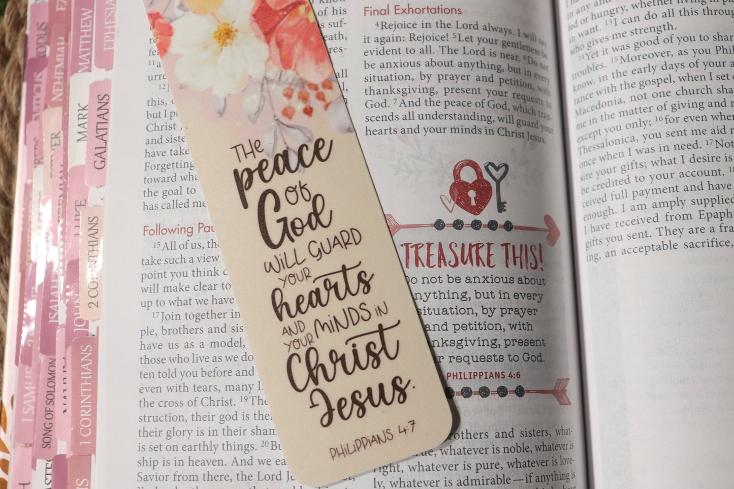 The peace of god will guard your hearts and your mind in christ jesus