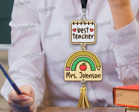 Best Teacher Lanyard