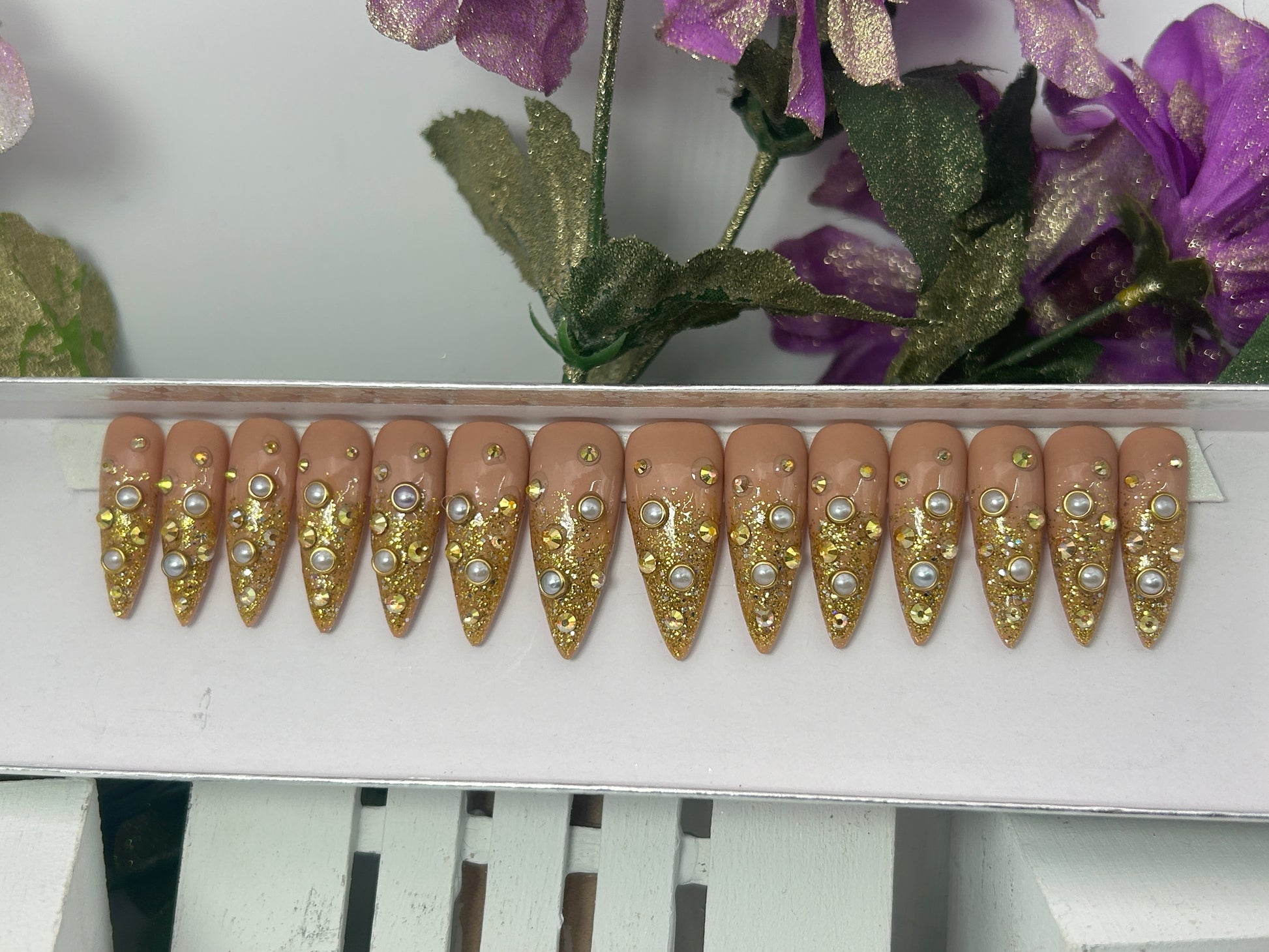 Dripped In Gold Almond image 2