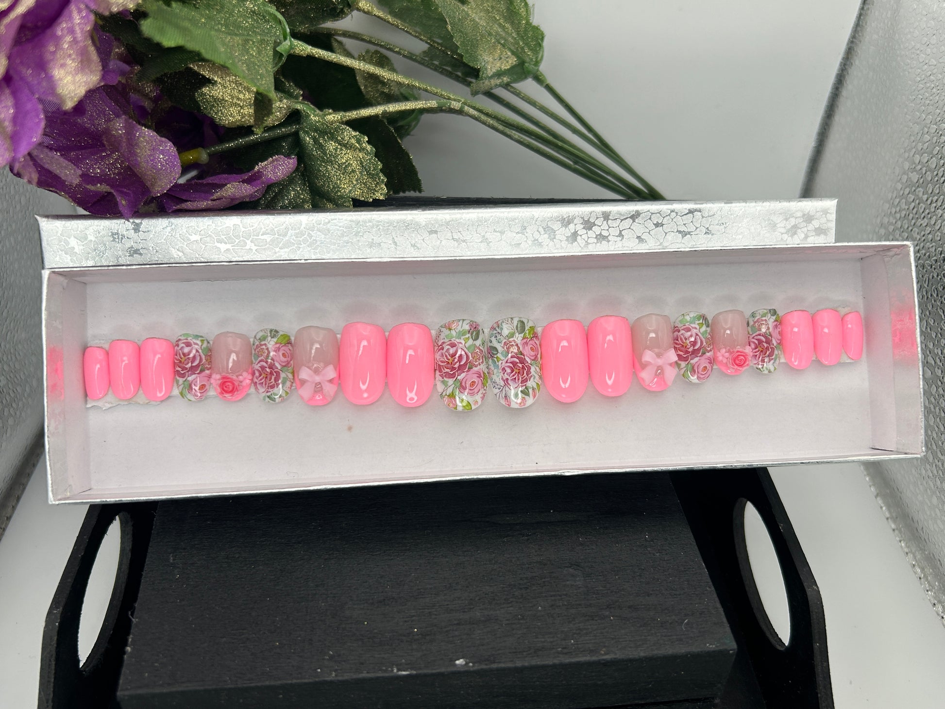 Pretty Pink Flower Girl image 1