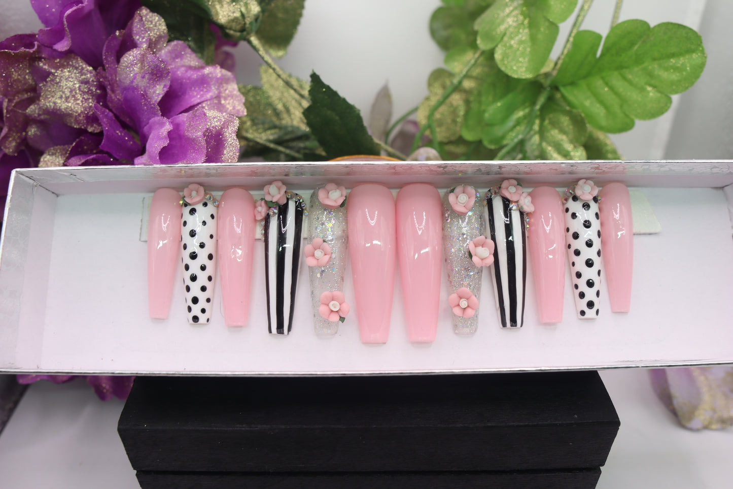 Pink Strips and Pokadots image 2