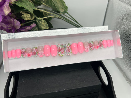 Pretty Pink Flower Girl image 0