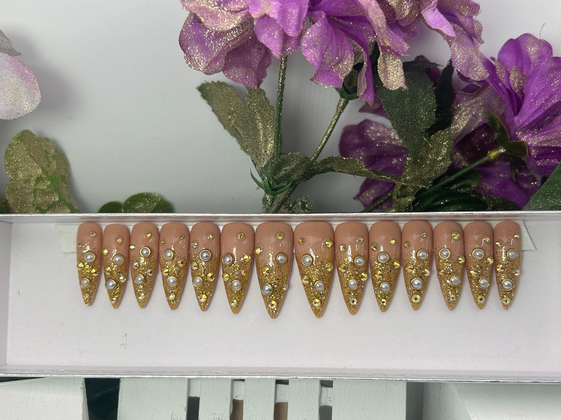 Dripped In Gold Almond image 4